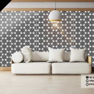 CNC Laser Cutting Wall Panel Black – Modern Metal Wall Décor