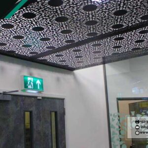 Ceiling Design 3 – Laser-Cut Metal Ceiling Panel