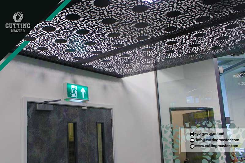 Ceiling Design 3 – Laser-Cut Metal Ceiling Panel