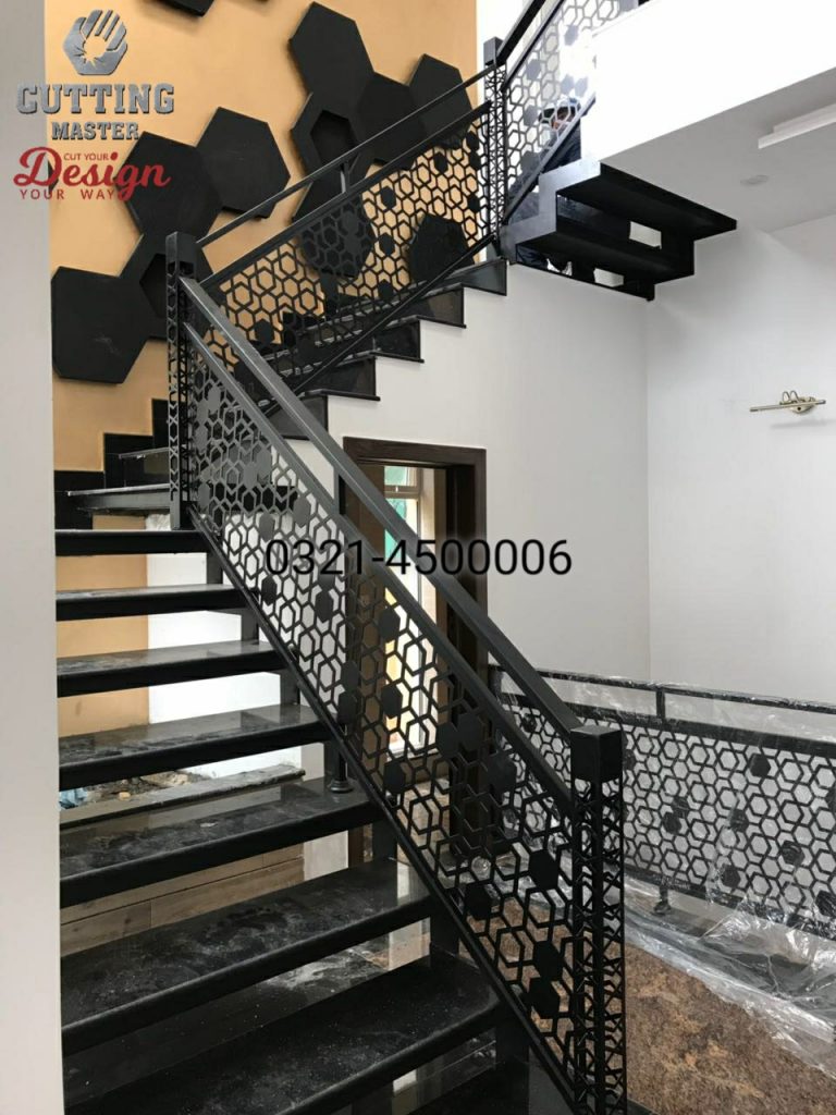 Stairs Railing – Modern & Durable Metal Design