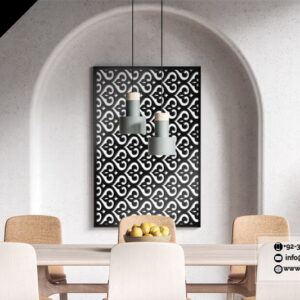 Laser Cut Wall Panel Design Black – Modern HD Metal Wall Décor