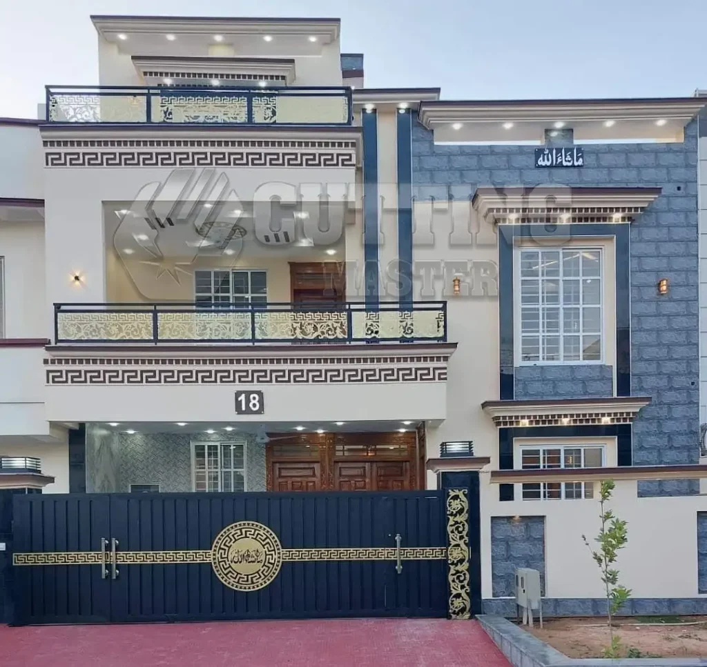 Laser Cut Metal Safety Grill – Decorative Security Panel for Home & Office