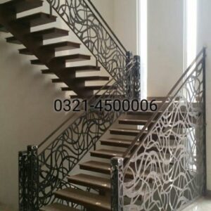 Stairs Railing 4 – Stylish & Strong Metal Stair Railing