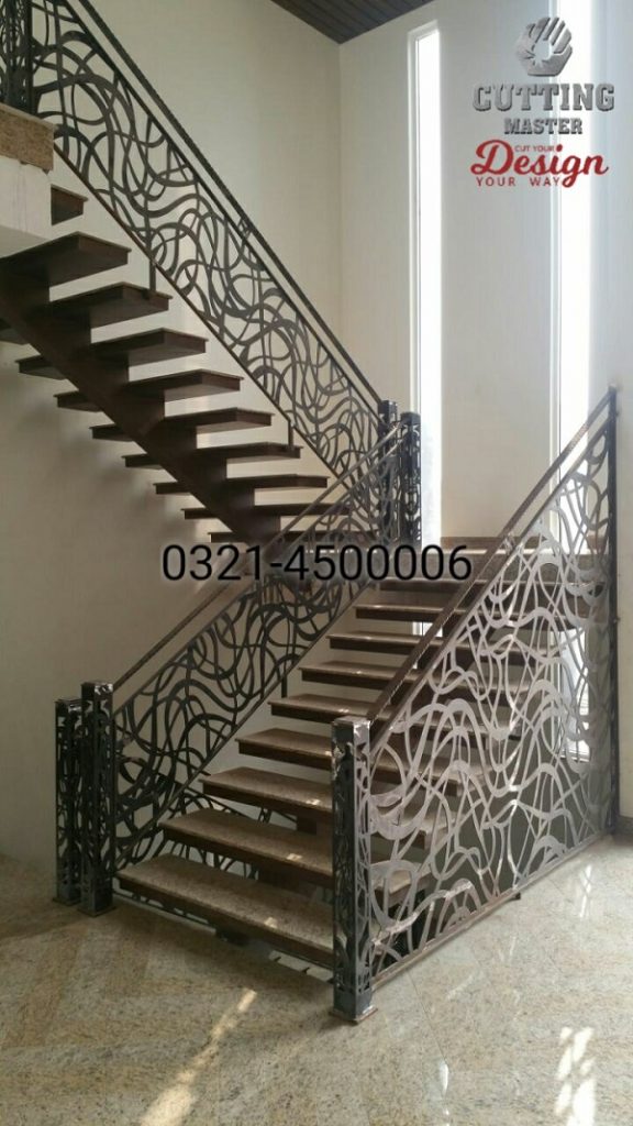 Stairs Railing 4 – Stylish & Strong Metal Stair Railing