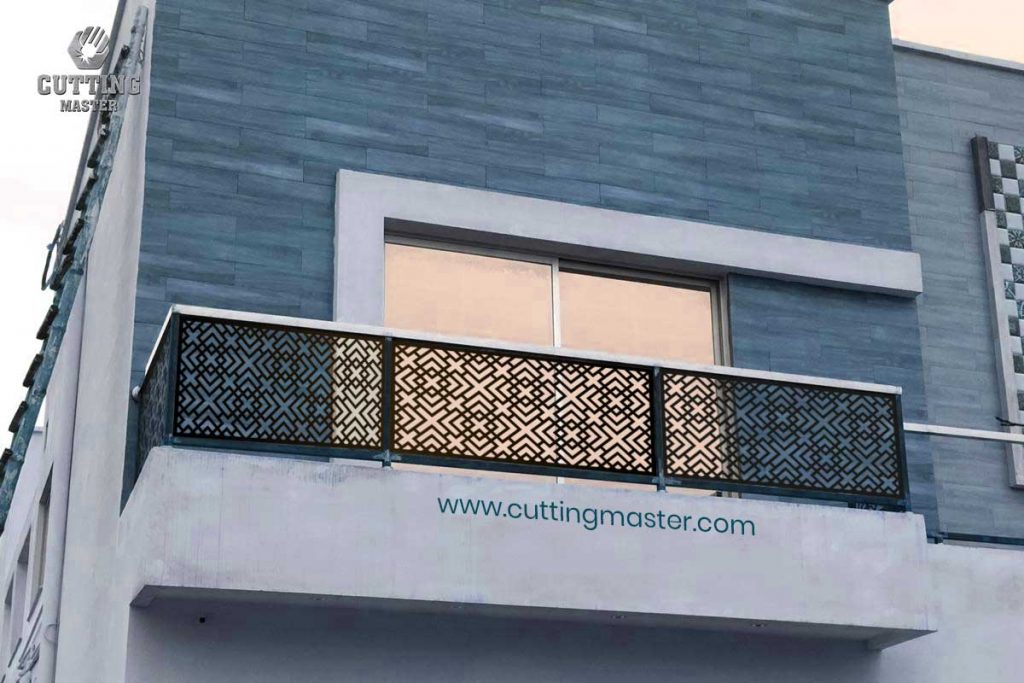 Terrace Railing 6 – CNC Laser Cut Modern Safety Design