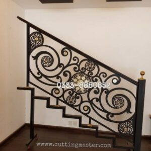 Stairs Railing CNC Laser Cutting – Custom Design on Customer Demand