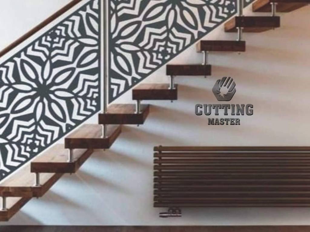 Stairs Railing Black – Elegant & Durable Steel Design