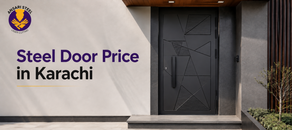 Steel Door Price in Karachi – Modern Steel Main Door by Ansari Steel