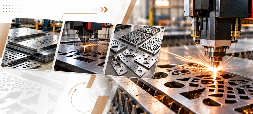 Laser cutting price in Karachi by Ansari Steel, featuring precision CNC laser cutting of metal sheets, steel fabrication and custom metal designs.